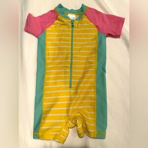 Hanna Anderson Rashguard romper / swimsuit